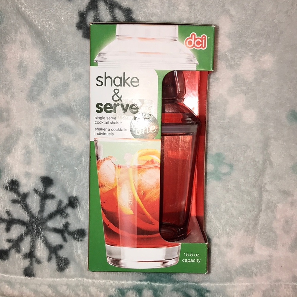 NIB cocktail shaker
